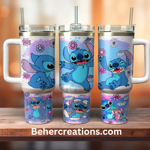 STITCH HAWAIAN 40oz TUMBLER