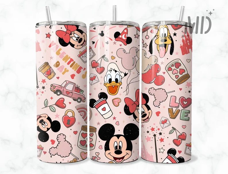 mickey mouse love tumbler 20oz